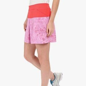 ADIDAS Pull-On Golf Skort Shorts Skirt Pleated Lined Sport Stretch Women's Large